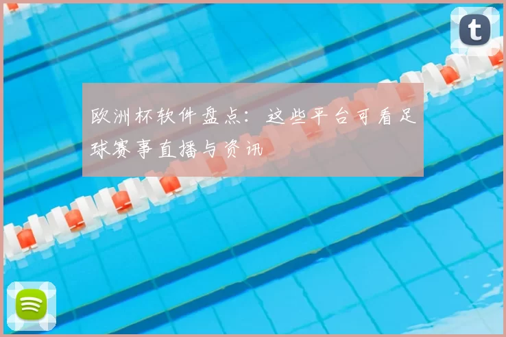 欧洲杯软件盘点:这些平台可看足球赛事直播与资讯