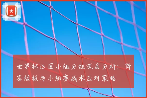 世界杯法国小组分组深度分析:阵容短板与小组赛战术应对策略